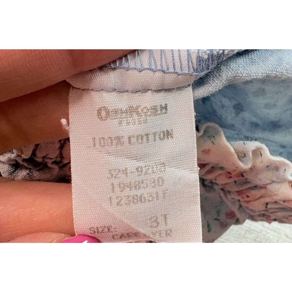 OshKosh Vintage Floral Paper Bag Waist Elastic Shorts Multicolor Size 3T - Picture 4 of 5